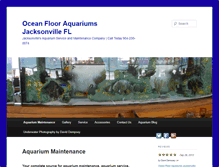 Tablet Screenshot of oceanflooraquariums.com